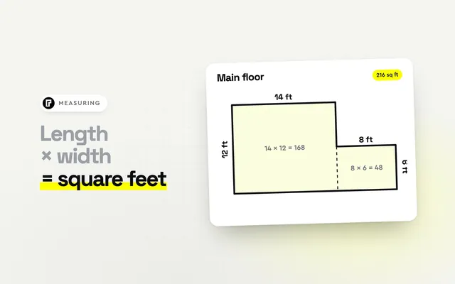 How to calculate square feet hero