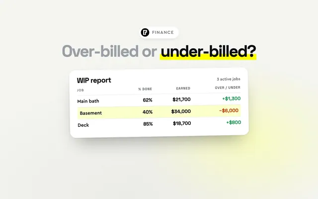 How to calculate work in progress construction hero