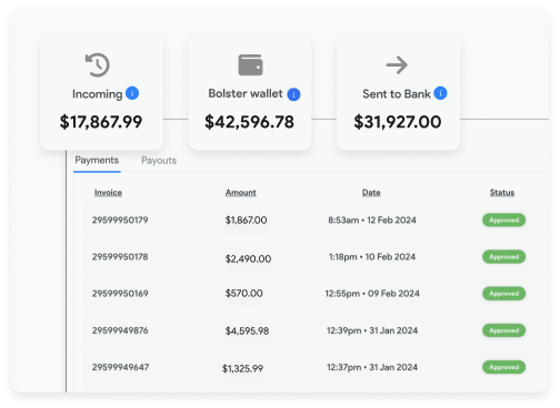 Home Page - Custom Home Builders section - Invoicing